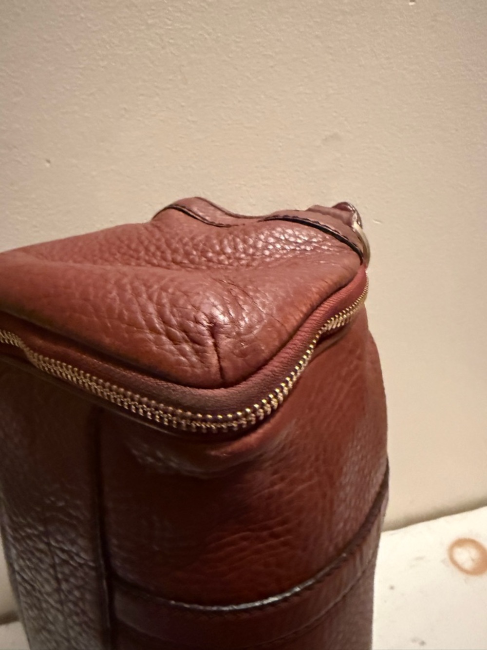 Cole Haan Hobo Brown Leather Shoulder Bag With Braided Strap - Picture 4 of 15